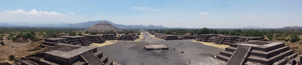 Vue globale du site - Teotihuacan