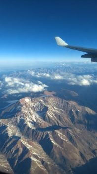 Au dessus de la Cordillère des Andes - Journal de bord au Chili