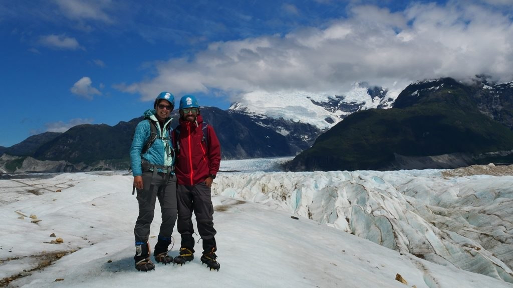 Deux Évadés au glacier Exploradores sur la Carretera Austral
