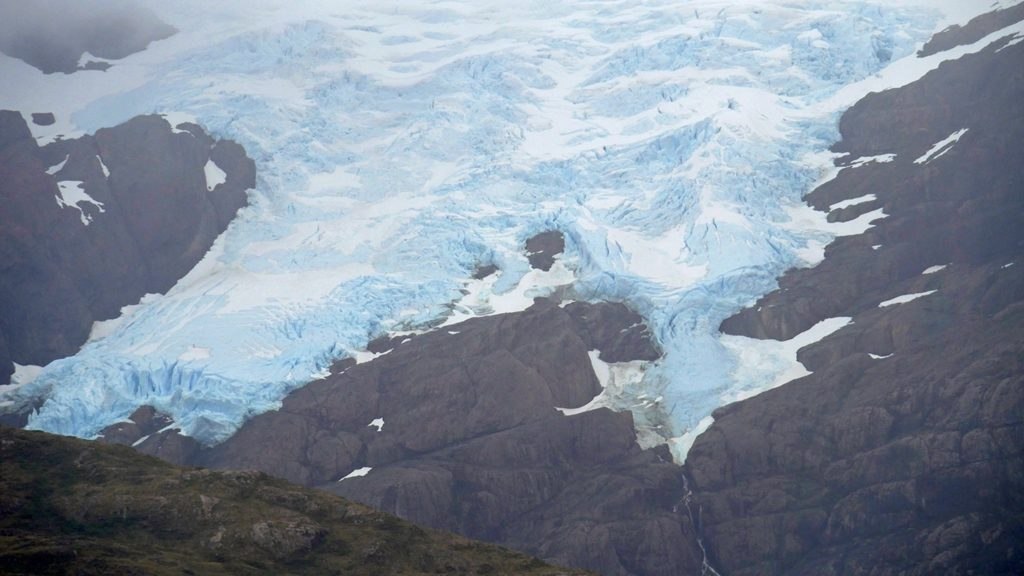Détail de glacier dans les fjords