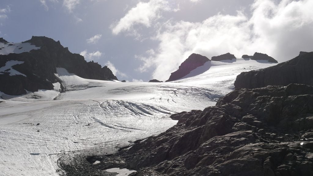 Sentier laguna tempanos : glacier vinciguerra