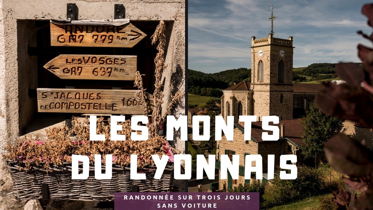 Randonnée dans les Monts du Lyonnais sur 3 jours sans voiture